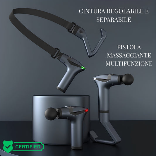 Scopri la Pistola Massaggiante Multifunzionale con Cintura Regolabile
