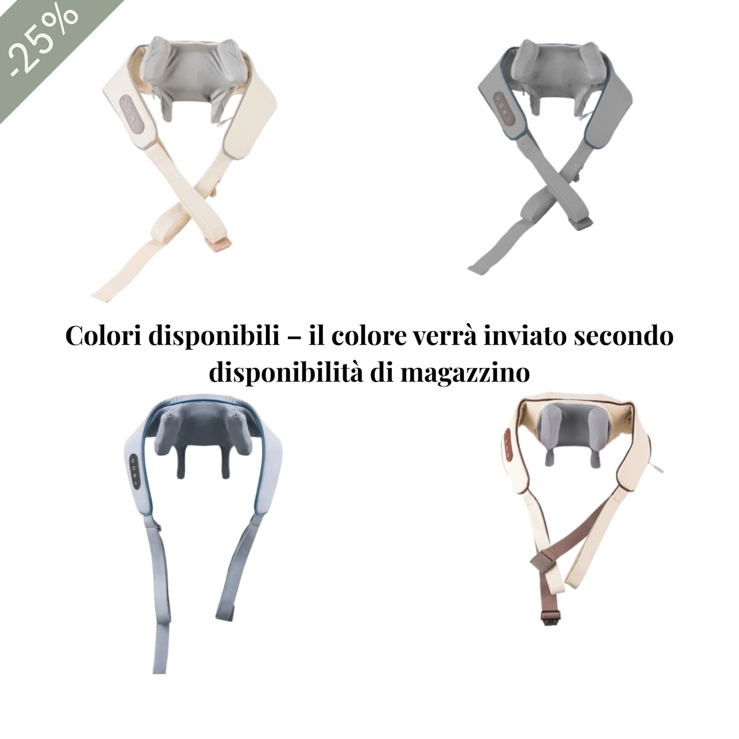 Massaggiatore decontratturante per cervicale, spalle e schiena