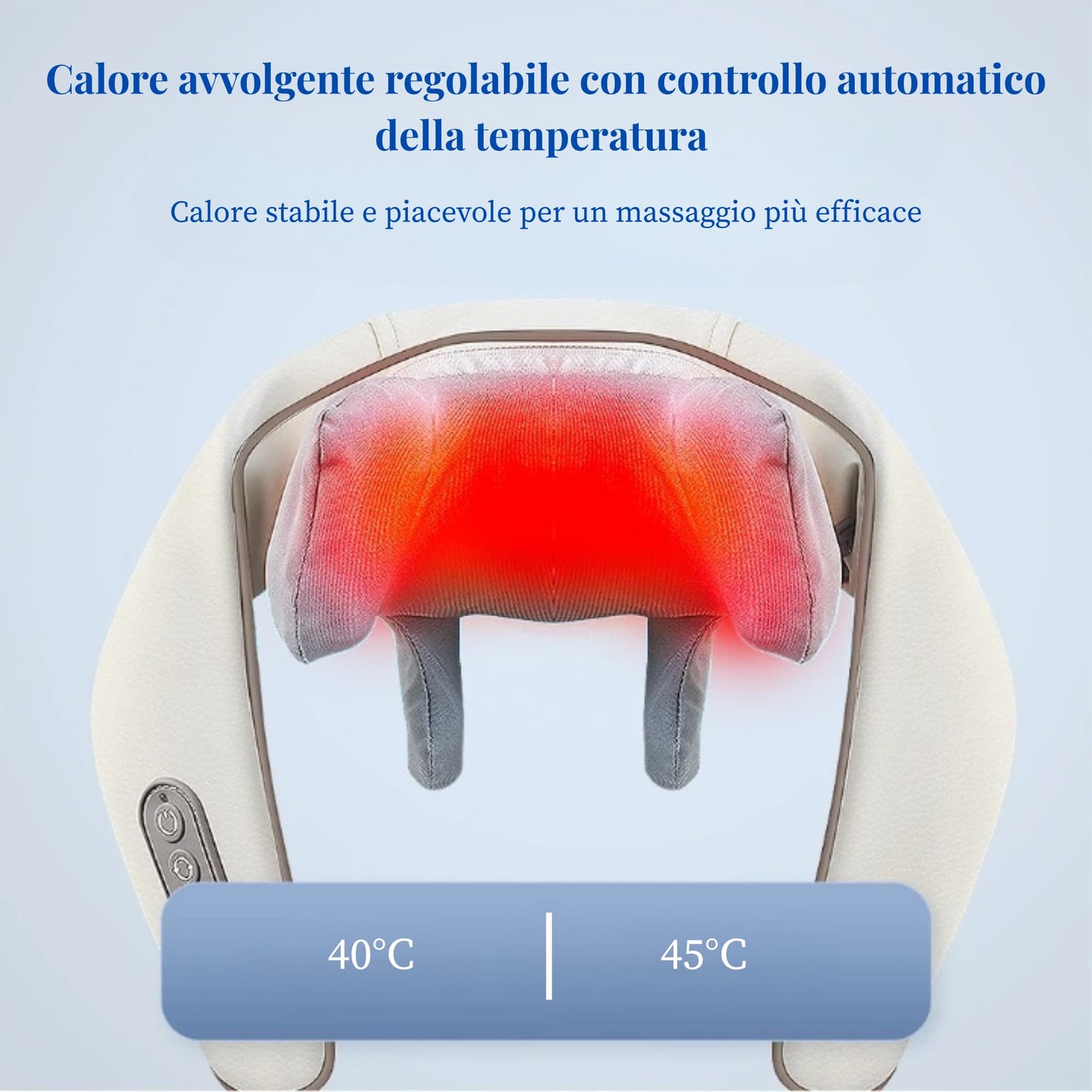 Massaggiatore decontratturante per cervicale, spalle e schiena