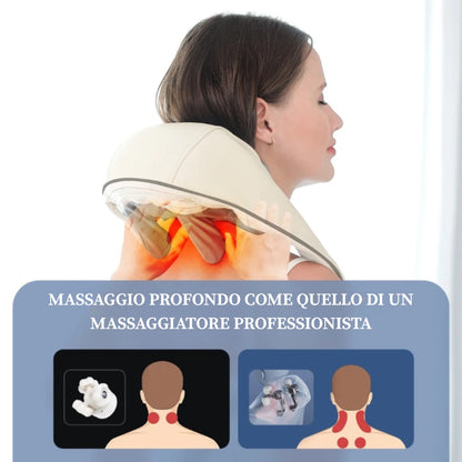 Massaggiatore decontratturante per cervicale, spalle e schiena